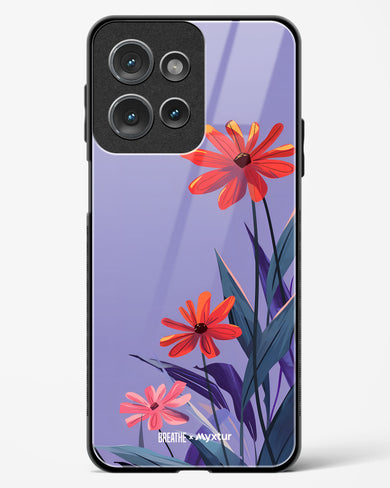 Lavender Bloom [BREATHE] Glass Case Phone Cover (Motorola)