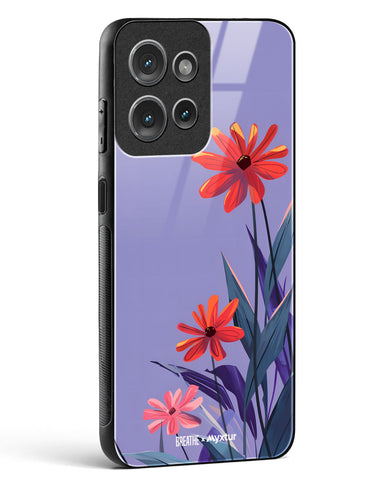 Lavender Bloom [BREATHE] Glass Case Phone Cover (Motorola)