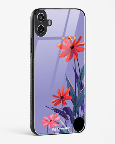 Lavender Bloom [BREATHE] Glass Case Phone Cover (Nothing)