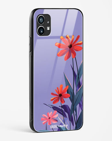 Lavender Bloom [BREATHE] Glass Case Phone Cover (Nothing)