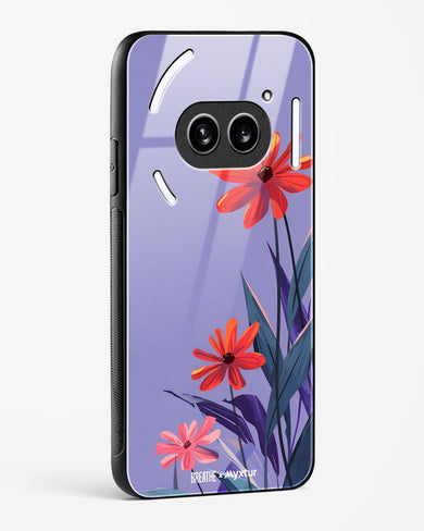 Lavender Bloom [BREATHE] Glass Case Phone Cover (Nothing)