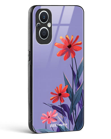 Lavender Bloom [BREATHE] Glass Case Phone Cover (Oppo)