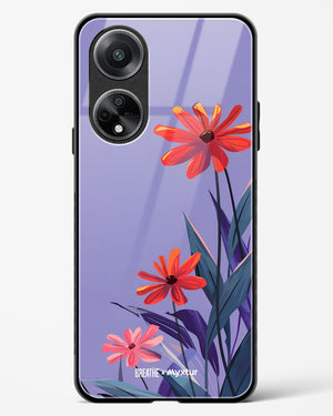 Lavender Bloom [BREATHE] Glass Case Phone Cover (Oppo)
