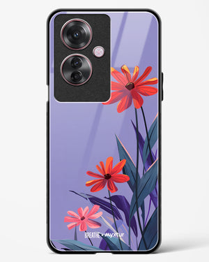 Lavender Bloom [BREATHE] Glass Case Phone Cover (Oppo)