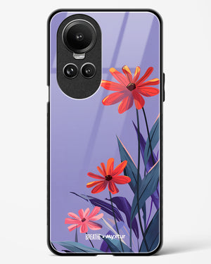 Lavender Bloom [BREATHE] Glass Case Phone Cover (Oppo)
