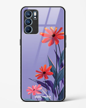 Lavender Bloom [BREATHE] Glass Case Phone Cover (Oppo)