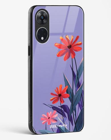 Lavender Bloom [BREATHE] Glass Case Phone Cover (Oppo)