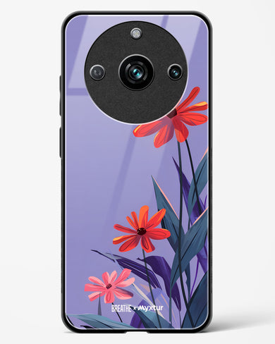 Lavender Bloom [BREATHE] Glass Case Phone Cover (Realme)