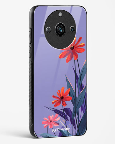 Lavender Bloom [BREATHE] Glass Case Phone Cover (Realme)