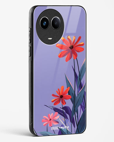 Lavender Bloom [BREATHE] Glass Case Phone Cover (Realme)