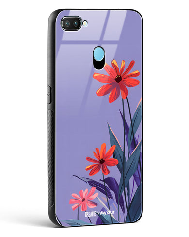 Lavender Bloom [BREATHE] Glass Case Phone Cover (Realme)