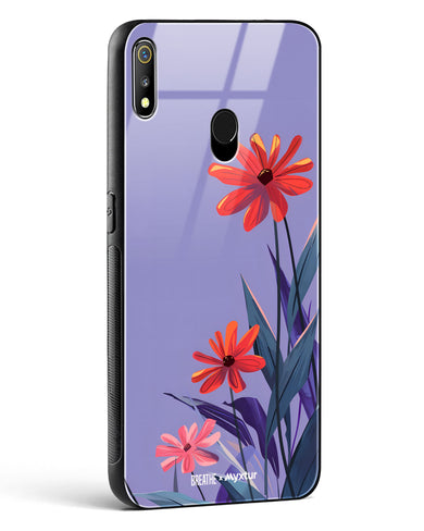 Lavender Bloom [BREATHE] Glass Case Phone Cover (Realme)