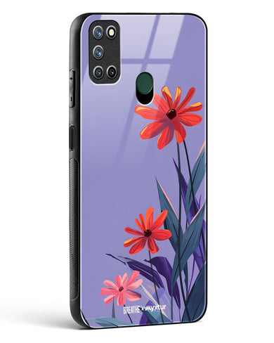 Lavender Bloom [BREATHE] Glass Case Phone Cover (Realme)