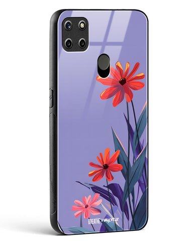 Lavender Bloom [BREATHE] Glass Case Phone Cover (Realme)