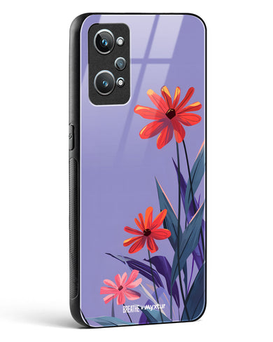 Lavender Bloom [BREATHE] Glass Case Phone Cover (Realme)