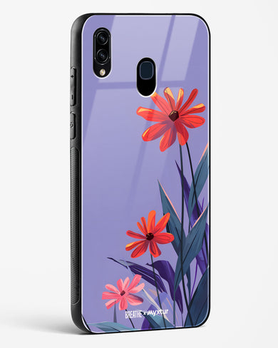 Lavender Bloom [BREATHE] Glass Case Phone Cover (Samsung)