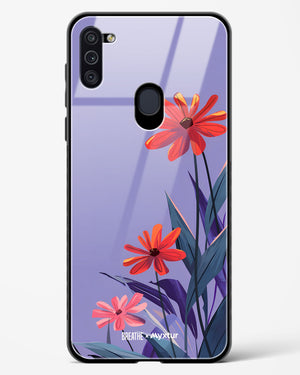 Lavender Bloom [BREATHE] Glass Case Phone Cover (Samsung)