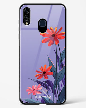 Lavender Bloom [BREATHE] Glass Case Phone Cover (Samsung)