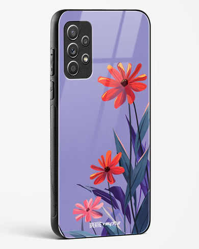 Lavender Bloom [BREATHE] Glass Case Phone Cover (Samsung)