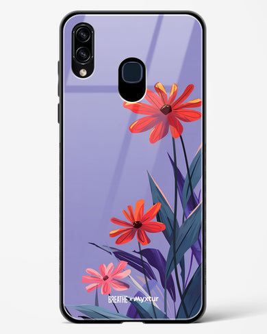 Lavender Bloom [BREATHE] Glass Case Phone Cover (Samsung)