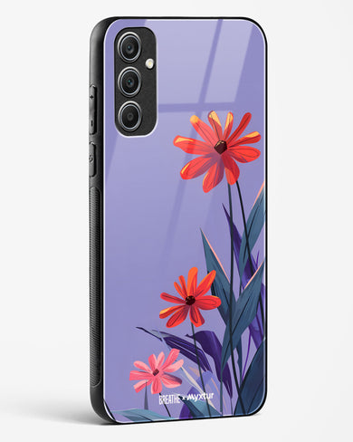 Lavender Bloom [BREATHE] Glass Case Phone Cover (Samsung)