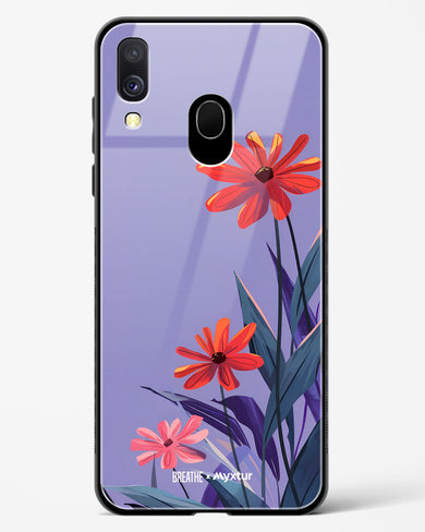 Lavender Bloom [BREATHE] Glass Case Phone Cover (Samsung)