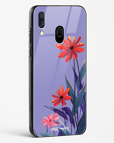 Lavender Bloom [BREATHE] Glass Case Phone Cover (Samsung)