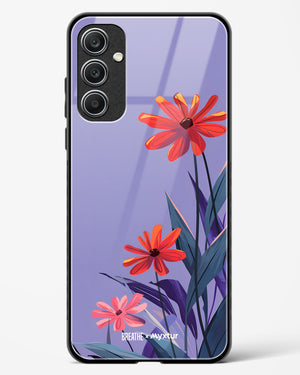 Lavender Bloom [BREATHE] Glass Case Phone Cover (Samsung)