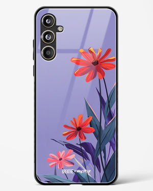 Lavender Bloom [BREATHE] Glass Case Phone Cover (Samsung)