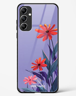 Lavender Bloom [BREATHE] Glass Case Phone Cover (Samsung)