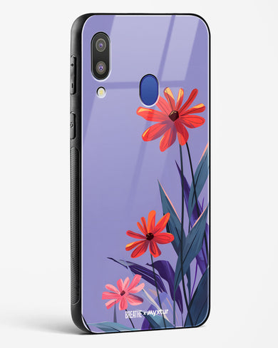 Lavender Bloom [BREATHE] Glass Case Phone Cover (Samsung)