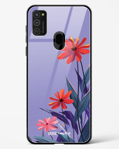 Lavender Bloom [BREATHE] Glass Case Phone Cover (Samsung)