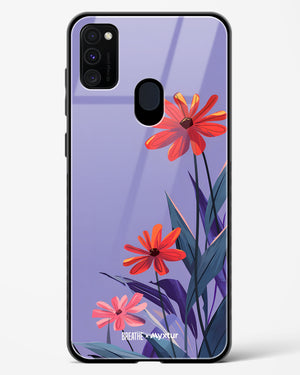 Lavender Bloom [BREATHE] Glass Case Phone Cover (Samsung)