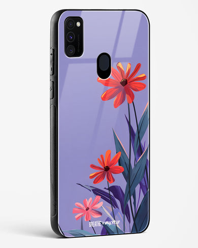 Lavender Bloom [BREATHE] Glass Case Phone Cover (Samsung)