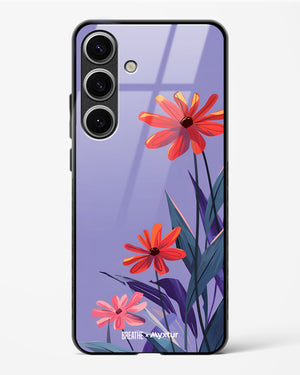 Lavender Bloom [BREATHE] Glass Case Phone Cover (Samsung)