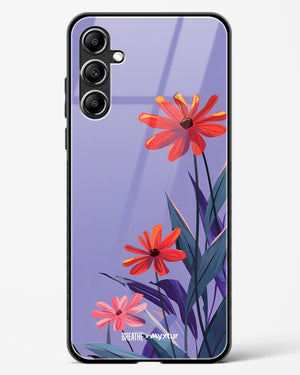 Lavender Bloom [BREATHE] Glass Case Phone Cover (Samsung)