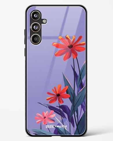 Lavender Bloom [BREATHE] Glass Case Phone Cover (Samsung)