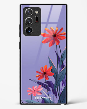 Lavender Bloom [BREATHE] Glass Case Phone Cover (Samsung)