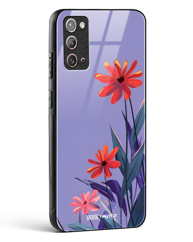 Lavender Bloom [BREATHE] Glass Case Phone Cover (Samsung)
