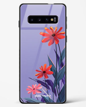 Lavender Bloom [BREATHE] Glass Case Phone Cover (Samsung)