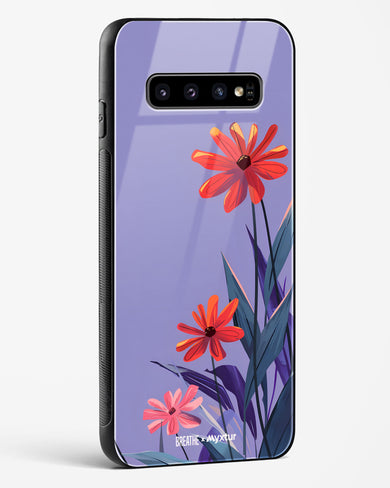 Lavender Bloom [BREATHE] Glass Case Phone Cover (Samsung)