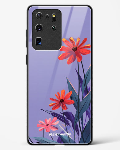 Lavender Bloom [BREATHE] Glass Case Phone Cover (Samsung)