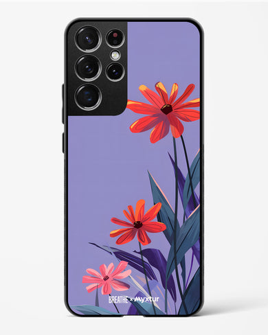 Lavender Bloom [BREATHE] Glass Case Phone Cover (Samsung)