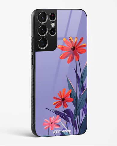 Lavender Bloom [BREATHE] Glass Case Phone Cover (Samsung)