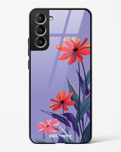 Lavender Bloom [BREATHE] Glass Case Phone Cover (Samsung)