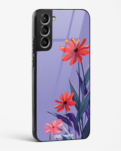 Lavender Bloom [BREATHE] Glass Case Phone Cover (Samsung)