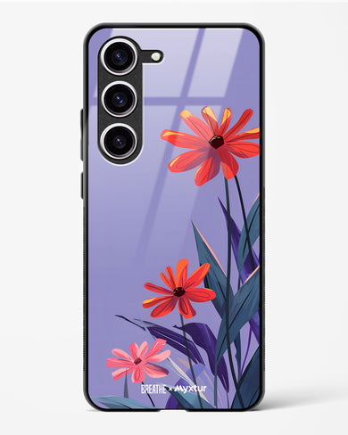 Lavender Bloom [BREATHE] Glass Case Phone Cover (Samsung)