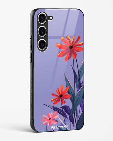 Lavender Bloom [BREATHE] Glass Case Phone Cover (Samsung)