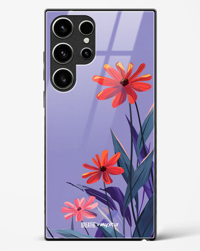 Lavender Bloom [BREATHE] Glass Case Phone Cover (Samsung)