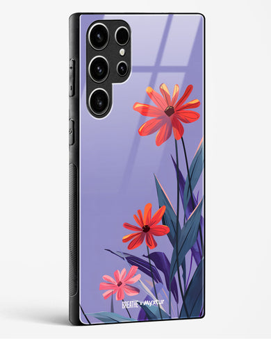 Lavender Bloom [BREATHE] Glass Case Phone Cover (Samsung)